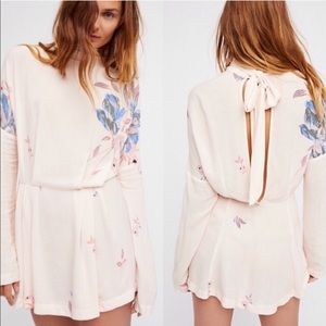 NWT Free People Gemma Ivory Tunic Dress